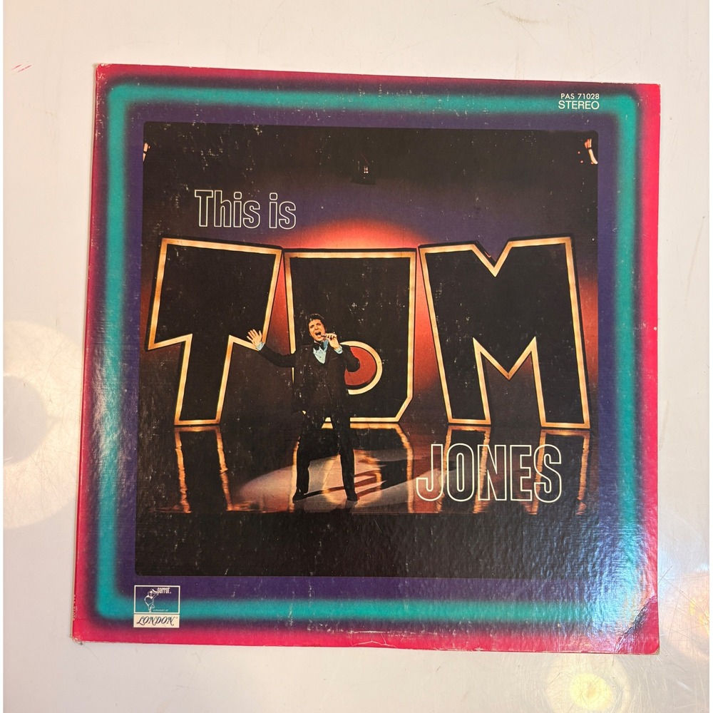 This is Tom Jones Vinyl Record LP Album London Records PAS 71028 Parrot Deram